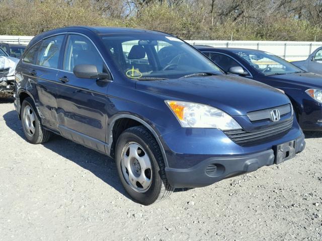 JHLRE48328C043606 - 2008 HONDA CR-V LX BLUE photo 1