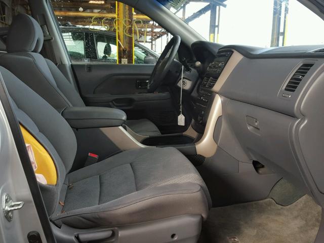 5FNYF18328B033987 - 2008 HONDA PILOT SE SILVER photo 5