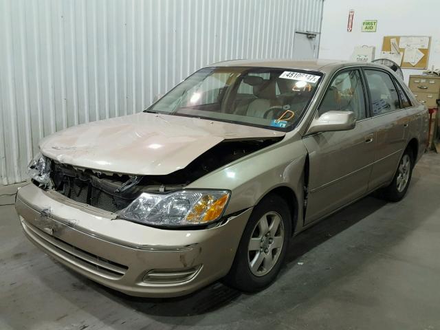 4T1BF28B4YU074109 - 2000 TOYOTA AVALON XL BEIGE photo 2