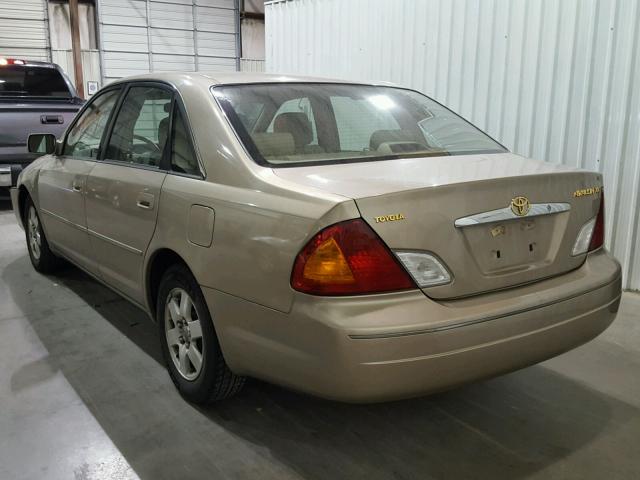 4T1BF28B4YU074109 - 2000 TOYOTA AVALON XL BEIGE photo 3