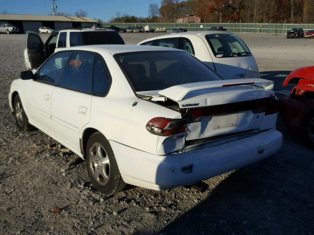 4S3BD4357X7263955 - 1999 SUBARU LEGACY L WHITE photo 3