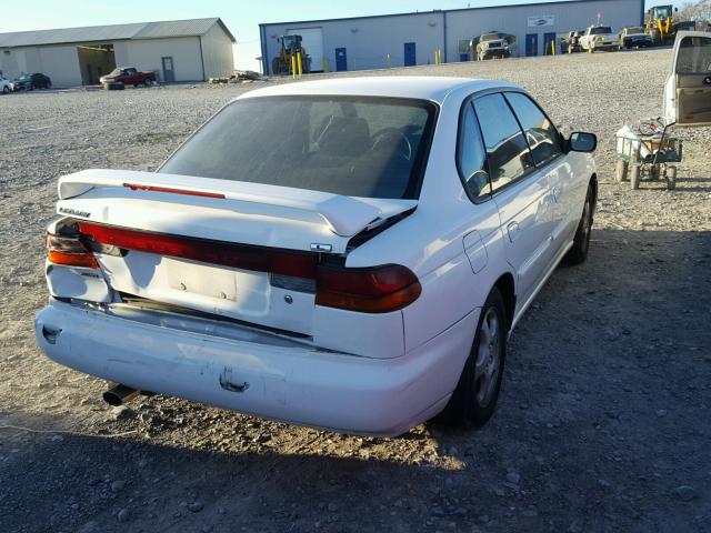 4S3BD4357X7263955 - 1999 SUBARU LEGACY L WHITE photo 4