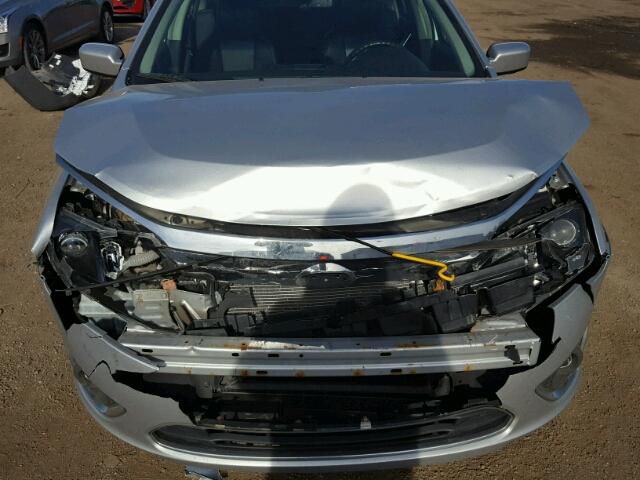 3FAHP0JA1CR257782 - 2012 FORD FUSION SEL SILVER photo 9