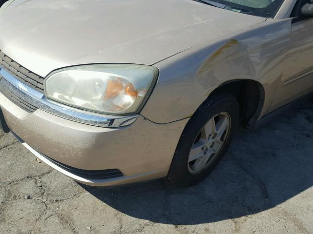 1G1ZT52805F259616 - 2005 CHEVROLET MALIBU LS Qızıl foto 9