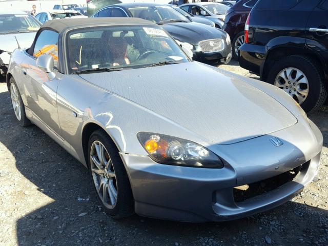 JHMAP21495S003678 - 2005 HONDA S2000 SILVER photo 1