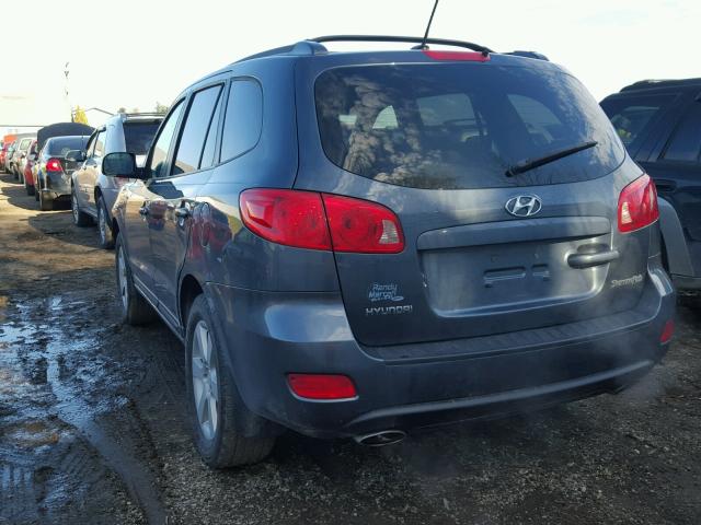 5NMSH13E27H112078 - 2007 HYUNDAI SANTA FE S BLUE photo 3