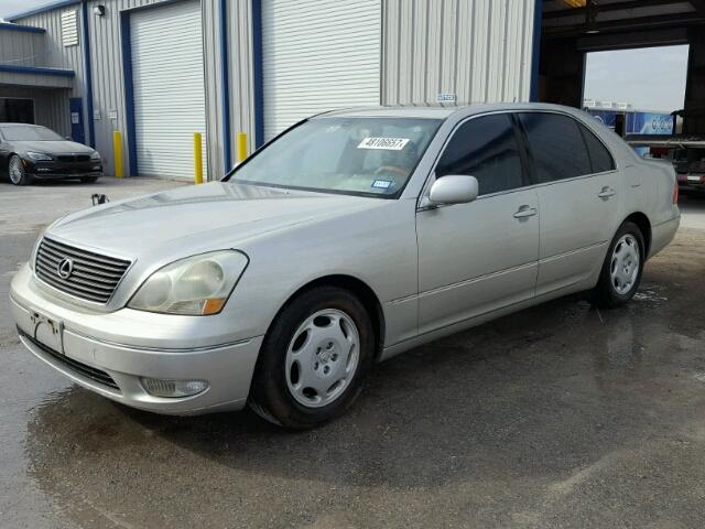 JTHBN30F910009795 - 2001 LEXUS LS 430 SILVER photo 2