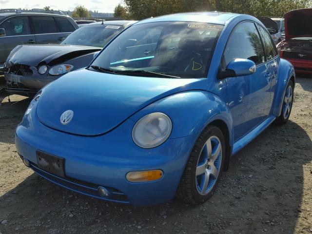 3VWGK31C84M422276 - 2004 VOLKSWAGEN NEW BEETLE BLUE photo 2