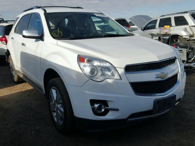 2GNFLGE3XD6299479 - 2013 CHEVROLET EQUINOX LT WHITE photo 1