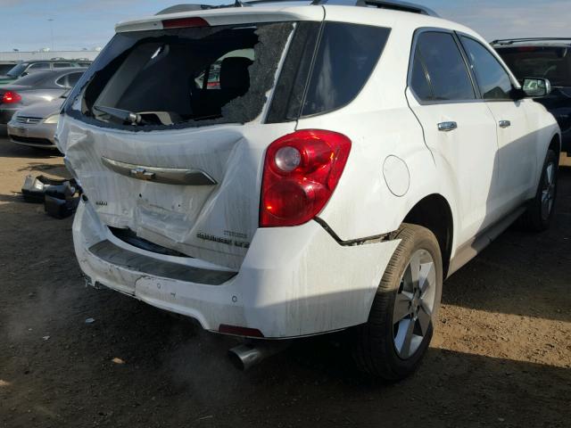 2GNFLGE3XD6299479 - 2013 CHEVROLET EQUINOX LT WHITE photo 4