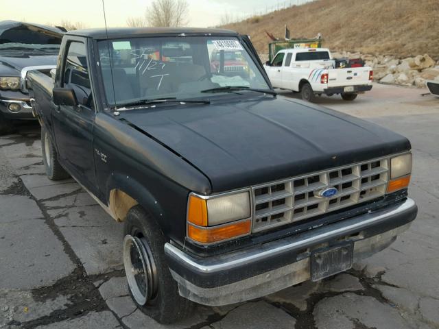 1FTCR11T7KUA43439 - 1989 FORD RANGER BLACK photo 1