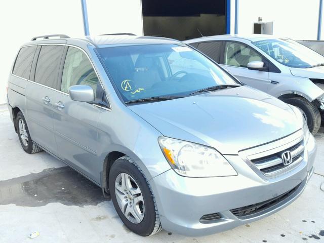 5FNRL38435B052898 - 2005 HONDA ODYSSEY EX GRAY photo 1