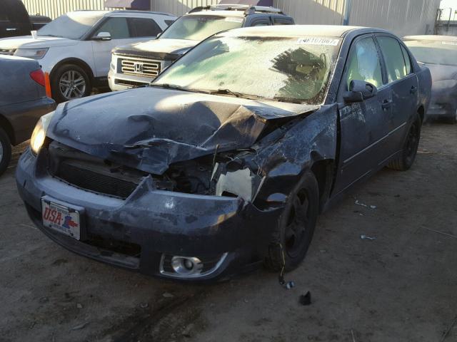 1G1ZT58N17F301033 - 2007 CHEVROLET MALIBU LT BLUE photo 2