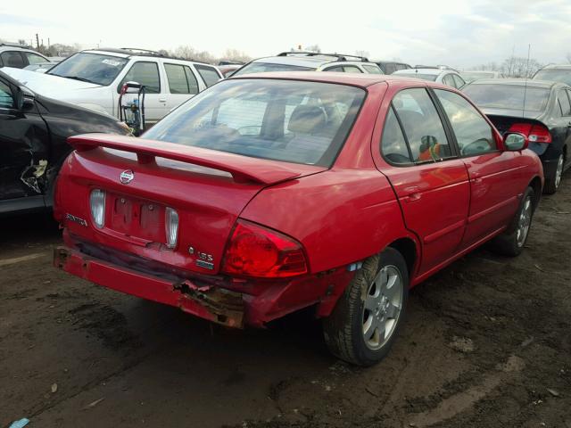 3N1CB51D66L480243 - 2006 NISSAN SENTRA 1.8 RED photo 4