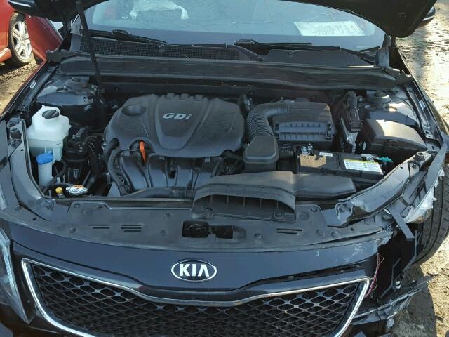 5XXGN4A74EG332886 - 2014 KIA OPTIMA EX BLACK photo 7