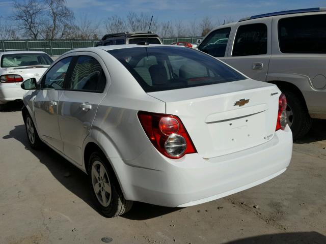 1G1JA5SH7F4220232 - 2015 CHEVROLET SONIC LS WHITE photo 3