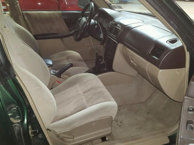 JF1SF65592H712242 - 2002 SUBARU FORESTER S GREEN photo 5