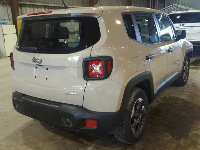 ZACCJAAH5FPC41236 - 2015 JEEP RENEGADE S BLACK photo 4