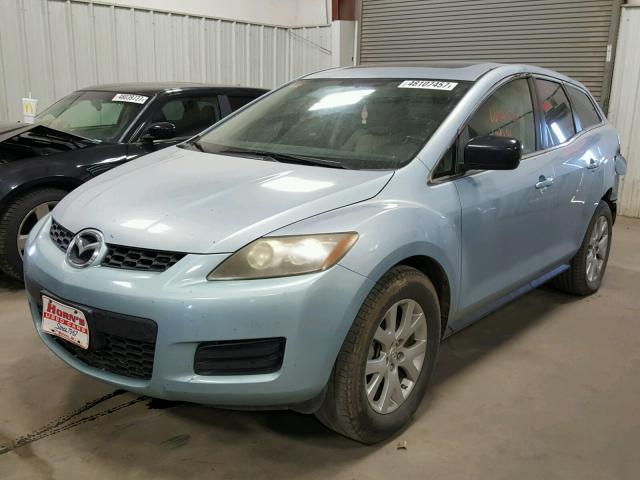 JM3ER293470127243 - 2007 MAZDA CX-7 BLUE photo 2