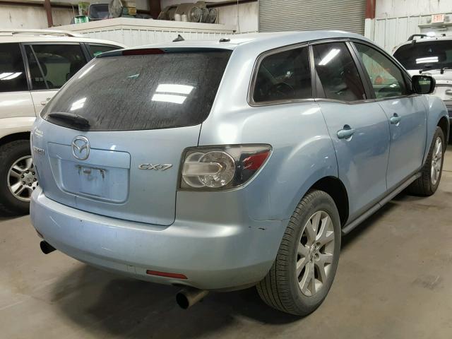 JM3ER293470127243 - 2007 MAZDA CX-7 BLUE photo 4