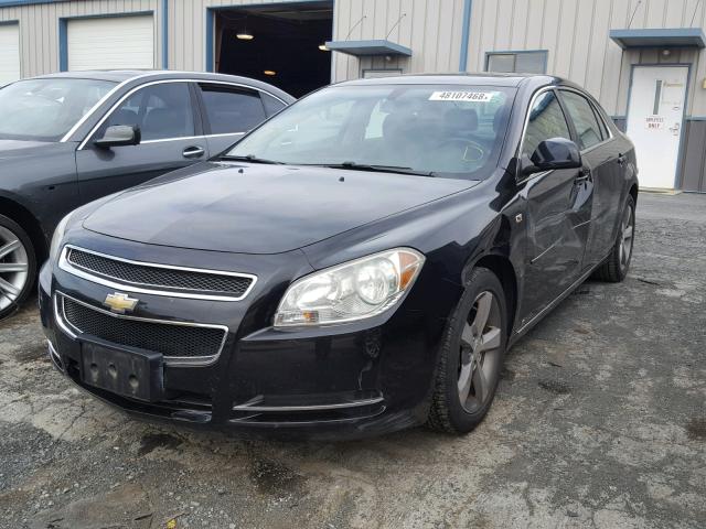 1G1ZJ57B584242224 - 2008 CHEVROLET MALIBU 2LT BLACK photo 2