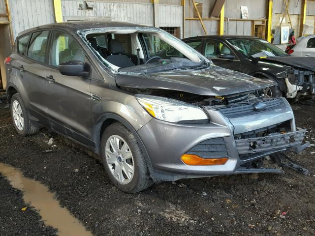 1FMCU0F75EUC42350 - 2014 FORD ESCAPE S GRAY photo 1