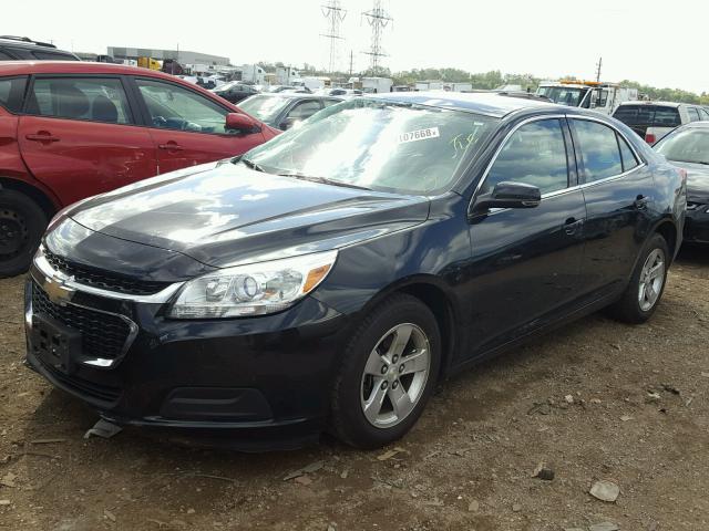 1G11C5SL7EF216392 - 2014 CHEVROLET MALIBU 1LT BLACK photo 2