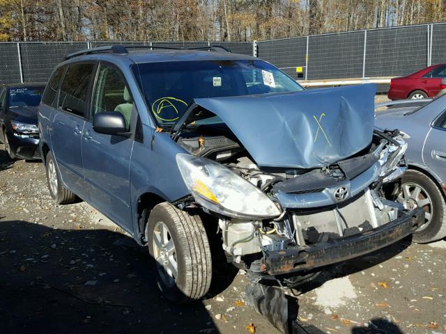 5TDZK23C39S254962 - 2009 TOYOTA SIENNA CE BLUE photo 1