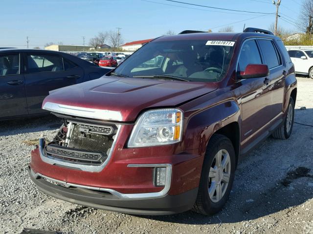 2GKALNEK3G6205336 - 2016 GMC TERRAIN SL RED photo 2