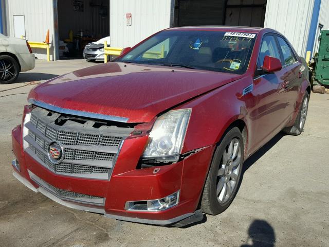 1G6DJ577990111029 - 2009 CADILLAC CTS RED photo 2