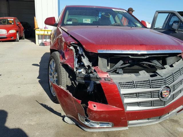 1G6DJ577990111029 - 2009 CADILLAC CTS RED photo 9