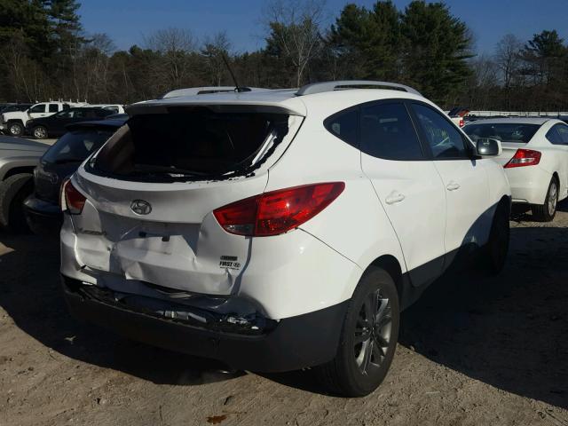 KM8JUCAG7FU102270 - 2015 HYUNDAI TUCSON LIM WHITE photo 4