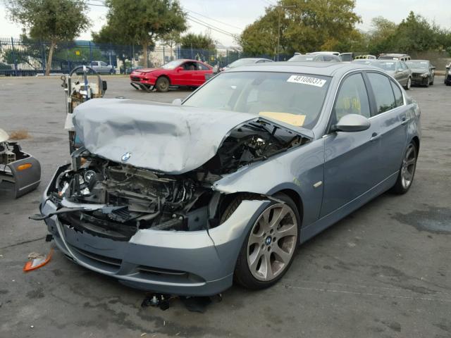 WBAVB33526KR75408 - 2006 BMW 330 I BLUE photo 2