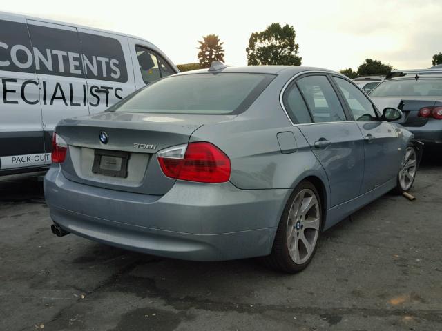 WBAVB33526KR75408 - 2006 BMW 330 I BLUE photo 4