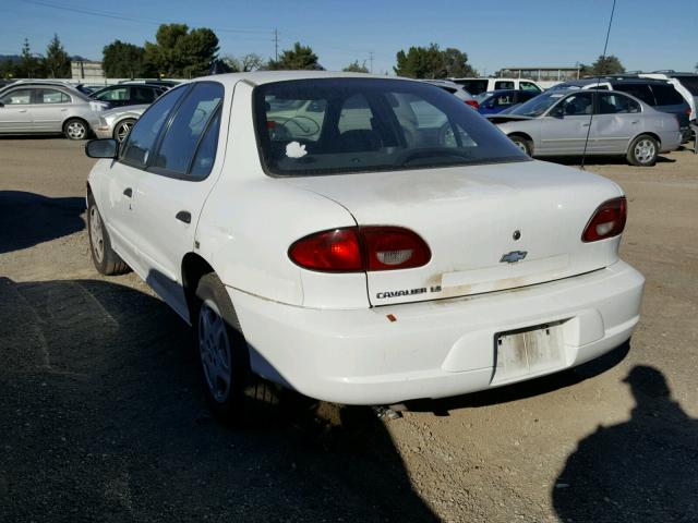 3G1JF5245YS113262 - 2000 CHEVROLET CAVALIER L WHITE photo 3