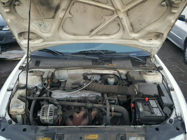 3G1JF5245YS113262 - 2000 CHEVROLET CAVALIER L WHITE photo 7