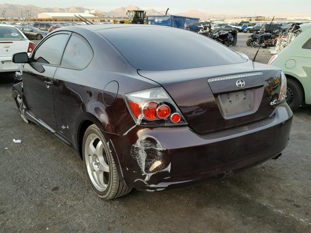 JTKDE167680265023 - 2008 TOYOTA SCION TC BURGUNDY photo 3