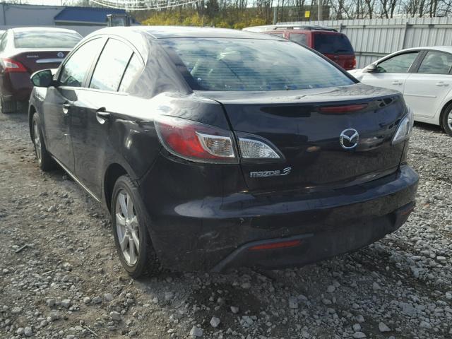 JM1BL1SFXA1258965 - 2010 MAZDA 3 I BLACK photo 3