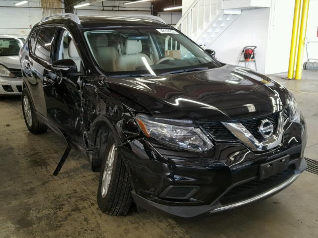 5N1AT2MV2FC771009 - 2015 NISSAN ROGUE S BLACK photo 1