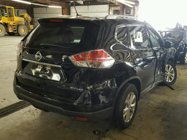 5N1AT2MV2FC771009 - 2015 NISSAN ROGUE S BLACK photo 4