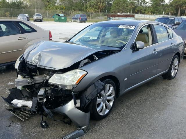 JNKAY01EX6M113252 - 2006 INFINITI M35 BASE GRAY photo 2