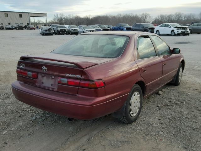 4T1BG22K4XU607970 - 1999 TOYOTA CAMRY CE BURGUNDY photo 4