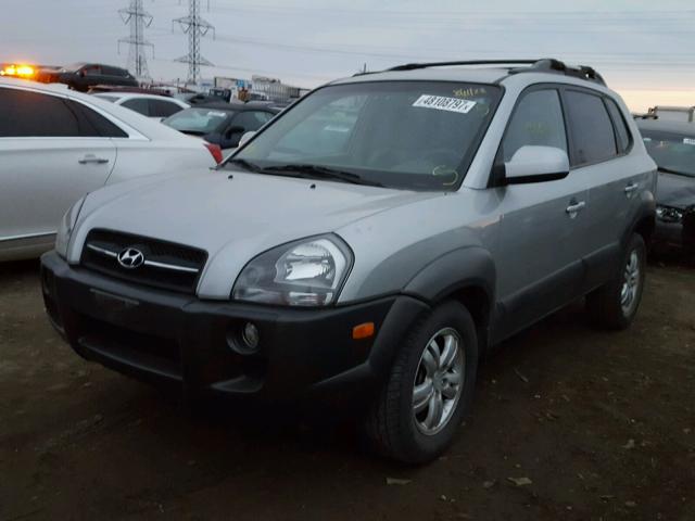 KM8JN12D87U584397 - 2007 HYUNDAI TUCSON SE SILVER photo 2