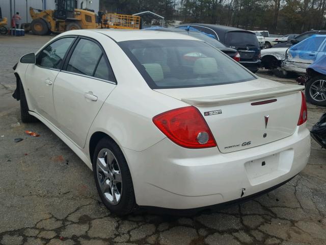 1G2ZJ57B094244539 - 2009 PONTIAC G6 WHITE photo 3