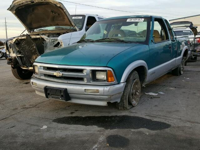 1GCCS1945S8125860 - 1995 CHEVROLET S TRUCK S1 GREEN photo 2