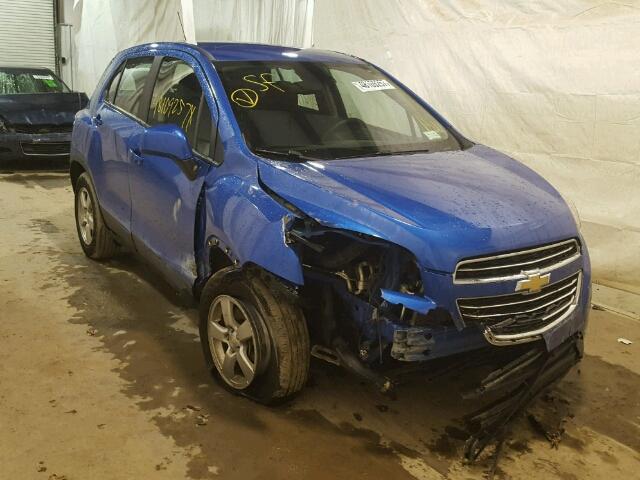 KL7CJPSB9FB222256 - 2015 CHEVROLET TRAX 1LS BLUE photo 1