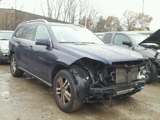 4JGDF7CE3DA227968 - 2013 MERCEDES-BENZ GL 450 4MA BLUE photo 1