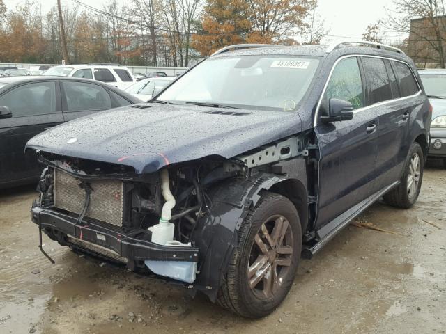 4JGDF7CE3DA227968 - 2013 MERCEDES-BENZ GL 450 4MA BLUE photo 2