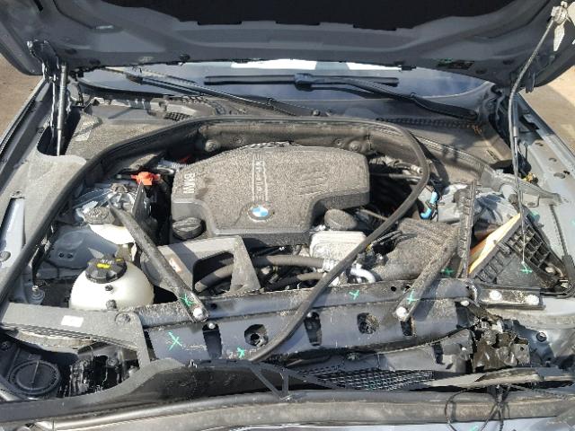 WBA5A7C5XFD621697 - 2015 BMW 528 XI GRAY photo 7