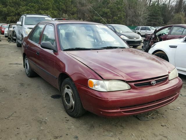 1NXBR12E8YZ397647 - 2000 TOYOTA COROLLA VE BURGUNDY photo 1